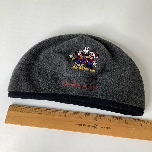 Vintage Walt Disney World Kids training beanie fleece hat / cap SZ OS unisex EUC - Picture 8 of 13
